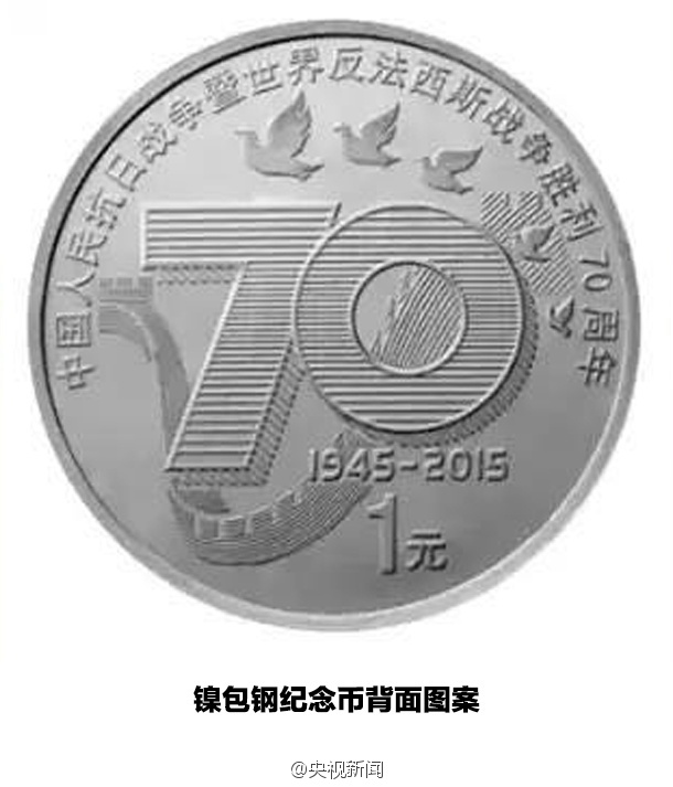 抗戰(zhàn)勝利70周年紀(jì)念幣發(fā)行