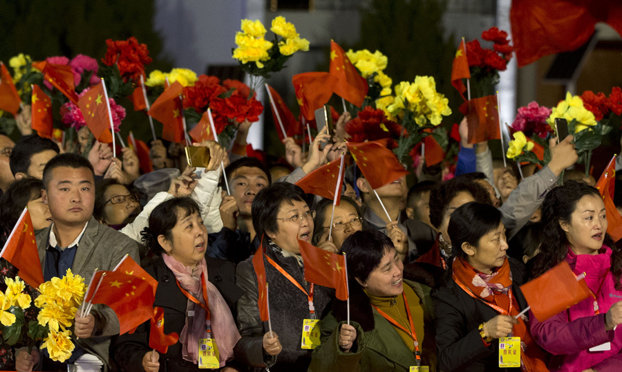 神舟十一號(hào)航天員出征