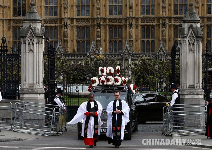 英國(guó)倫敦舉行恐襲殉職警察葬禮