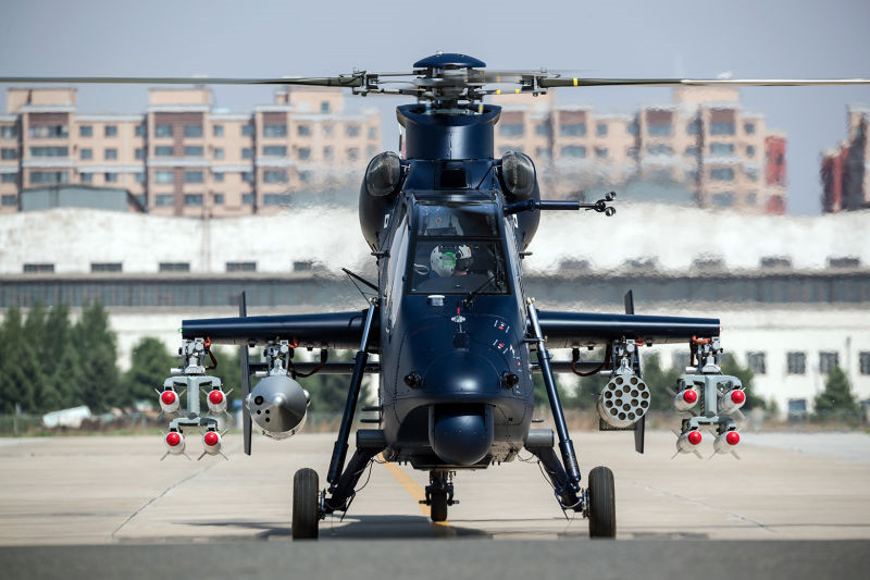 威武霸氣！直19E出口型武裝直升機(jī)首飛成功