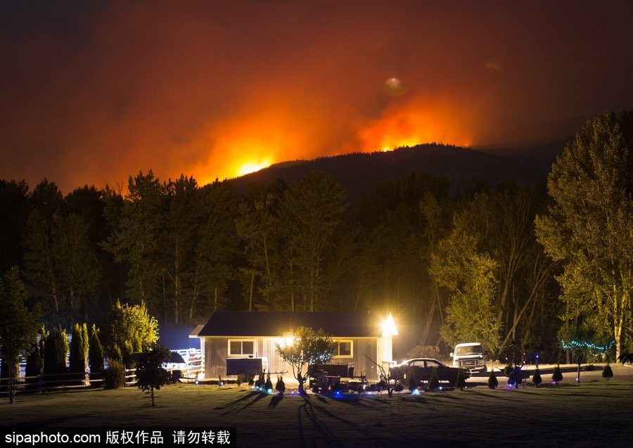 加拿大卑詩(shī)省山火蔓延 近7000人被疏散全省進(jìn)入緊急狀態(tài)