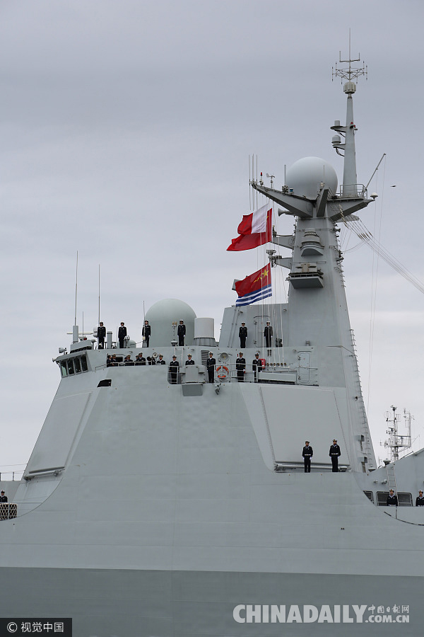 中國海軍明星艦艇抵達波羅的海開啟中俄軍演