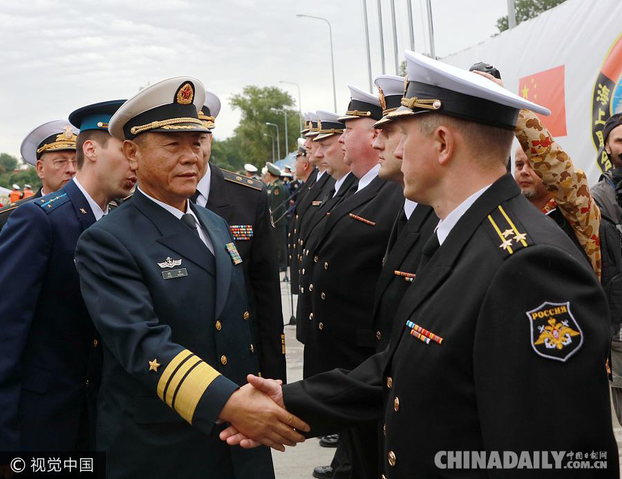 中國海軍明星艦艇抵達波羅的海開啟中俄軍演