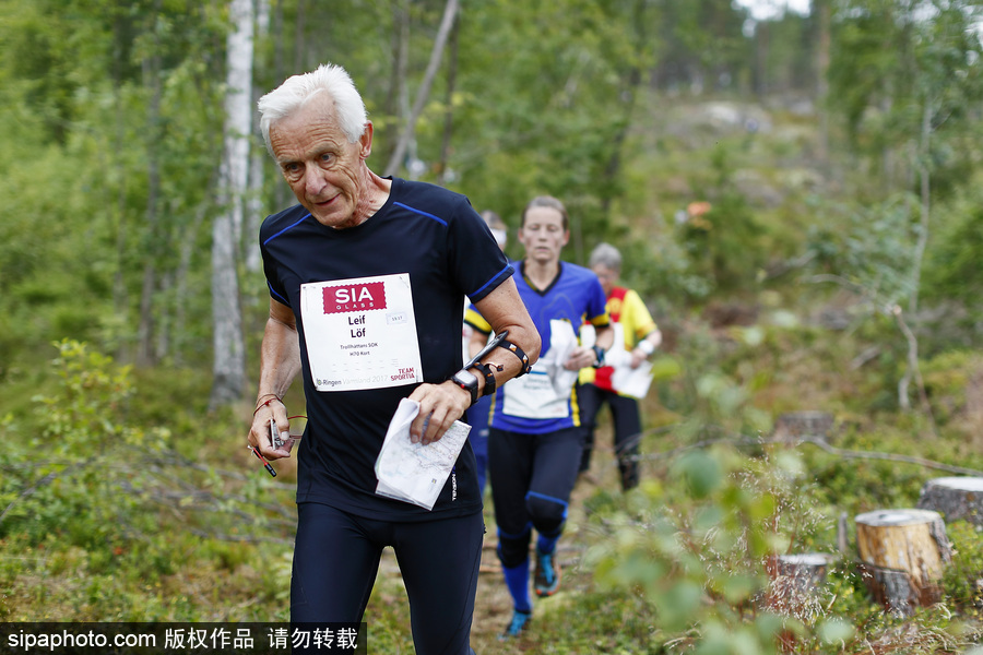 瑞典五日定向越野賽精彩開(kāi)幕 男女老少齊上陣挑戰(zhàn)耐力極限