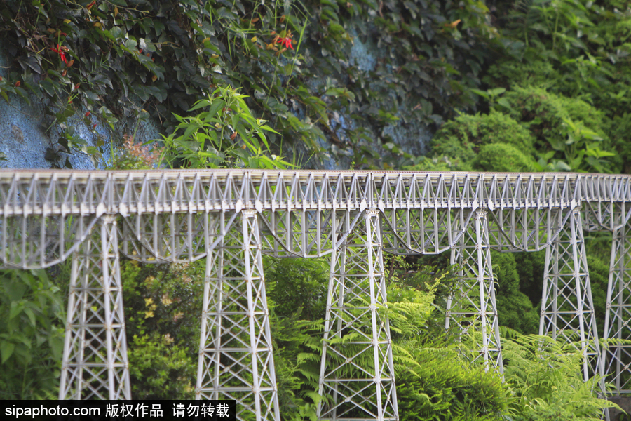 麻雀雖小五臟俱全 印尼迷你鐵路公園超逼真