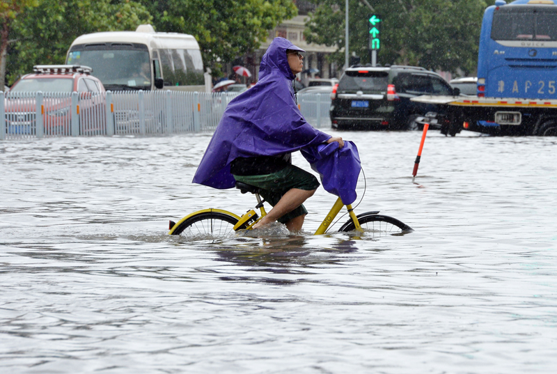 天津發(fā)布暴雨橙色預(yù)警信號